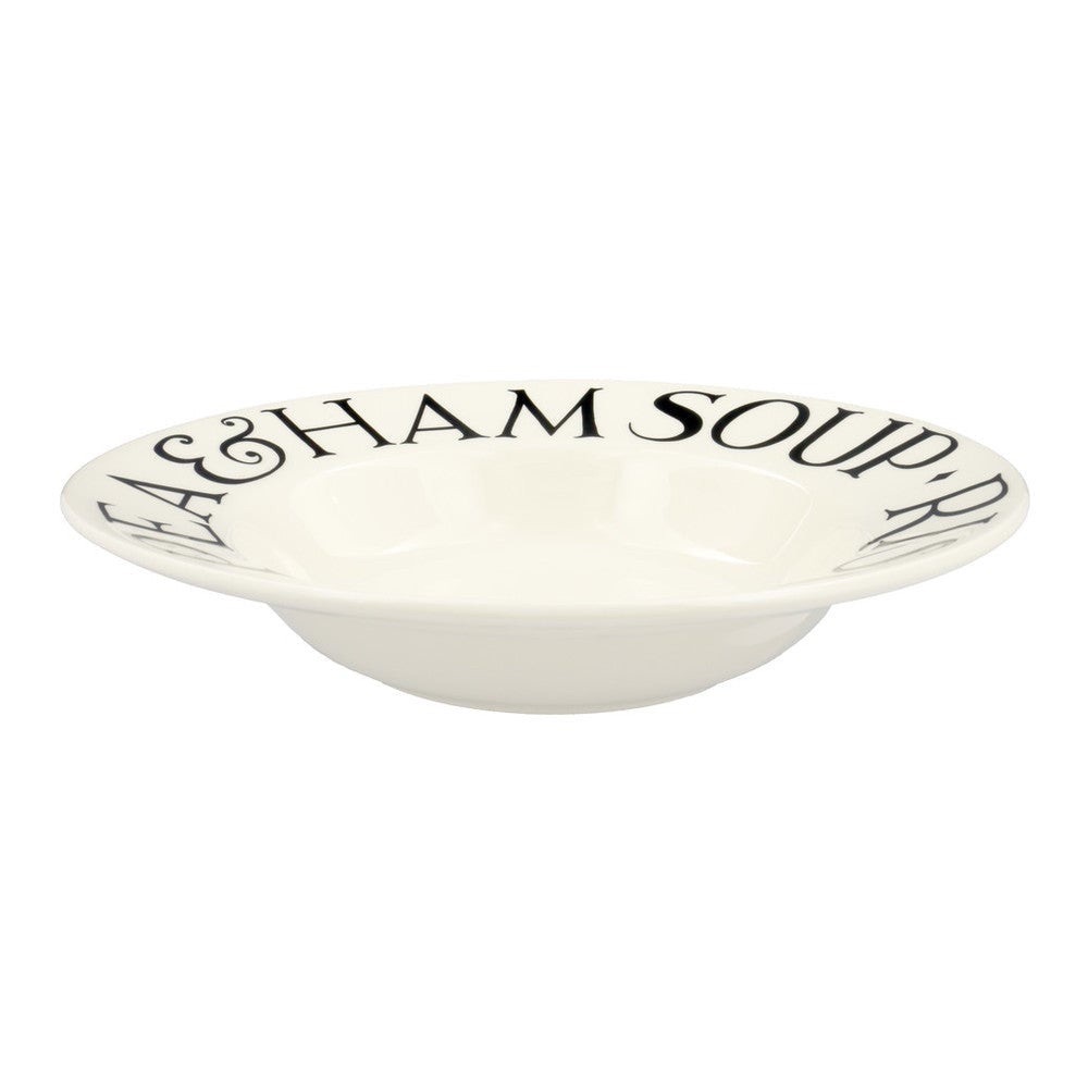 Emma Bridgewater Black Toast & Marmalade Soup Plate Bowl, Mint Condition - Picture 4 of 4